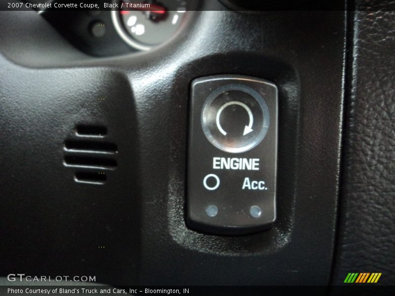 Black / Titanium 2007 Chevrolet Corvette Coupe