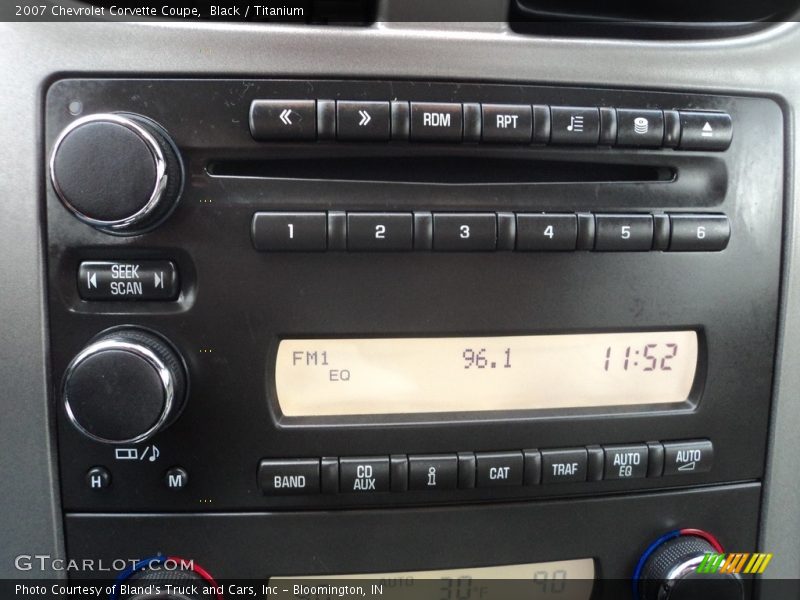 Black / Titanium 2007 Chevrolet Corvette Coupe