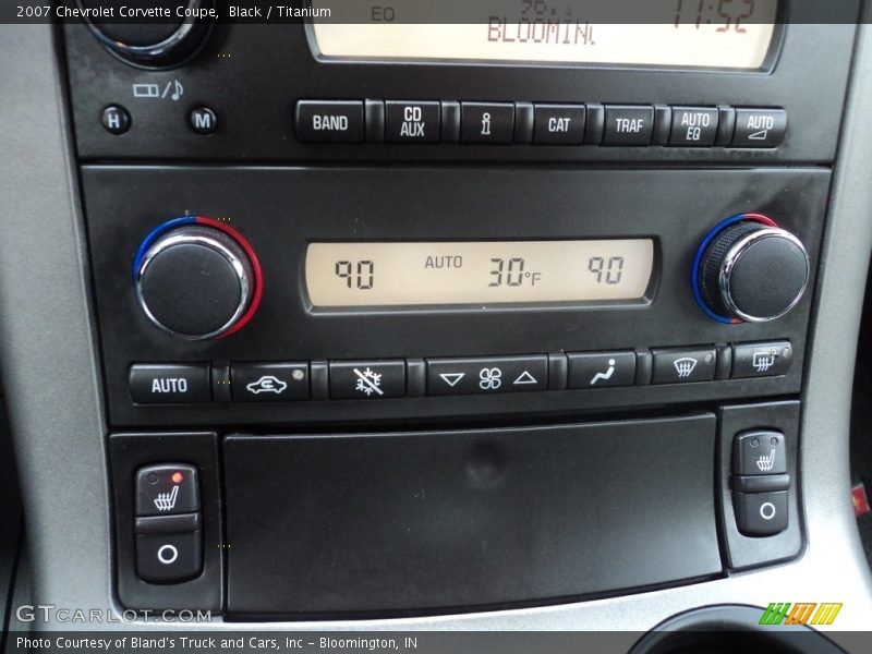 Black / Titanium 2007 Chevrolet Corvette Coupe