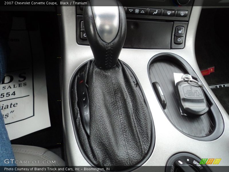 Black / Titanium 2007 Chevrolet Corvette Coupe