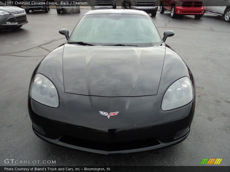 Black / Titanium 2007 Chevrolet Corvette Coupe