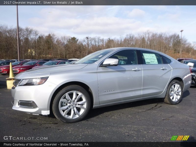 Silver Ice Metallic / Jet Black 2017 Chevrolet Impala LT