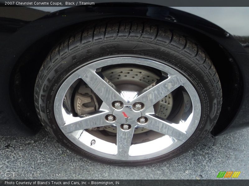 Black / Titanium 2007 Chevrolet Corvette Coupe