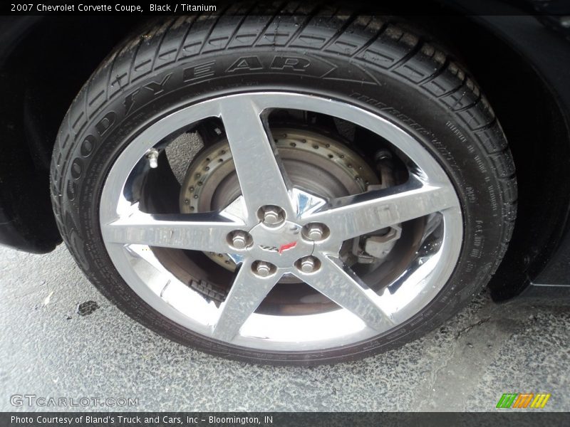 Black / Titanium 2007 Chevrolet Corvette Coupe