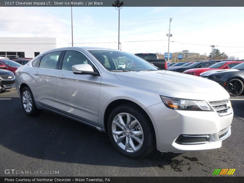 Silver Ice Metallic / Jet Black 2017 Chevrolet Impala LT