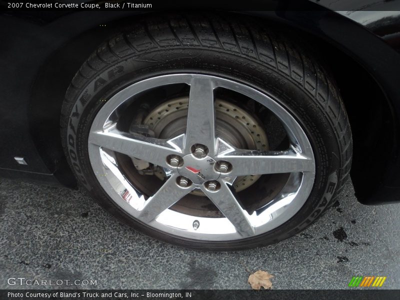 Black / Titanium 2007 Chevrolet Corvette Coupe
