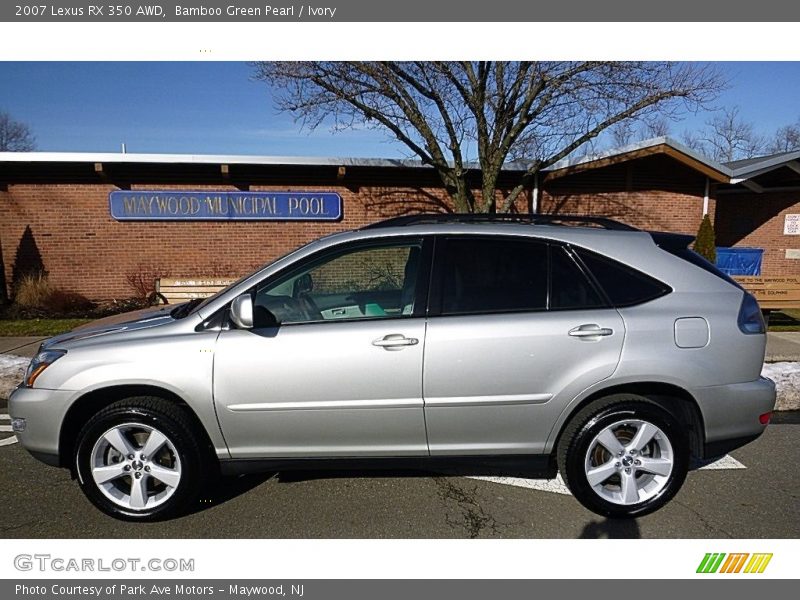 Bamboo Green Pearl / Ivory 2007 Lexus RX 350 AWD