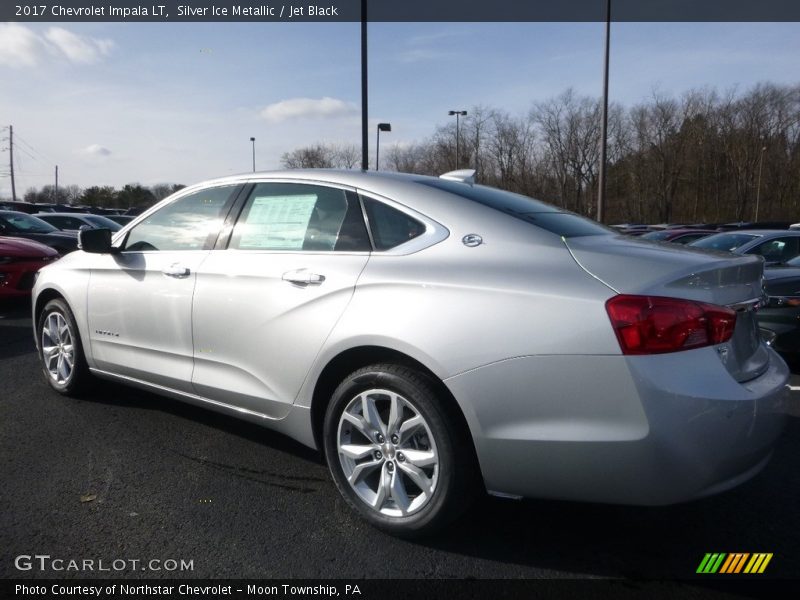 Silver Ice Metallic / Jet Black 2017 Chevrolet Impala LT