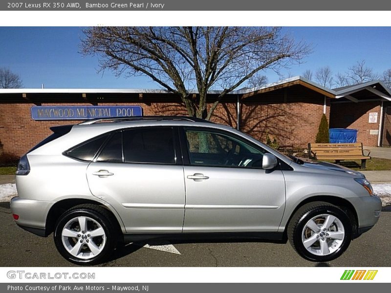 Bamboo Green Pearl / Ivory 2007 Lexus RX 350 AWD