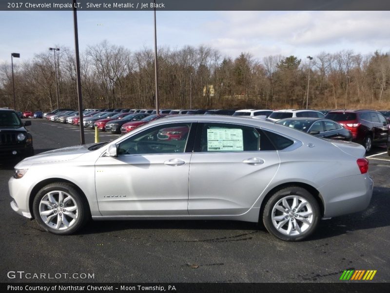 Silver Ice Metallic / Jet Black 2017 Chevrolet Impala LT