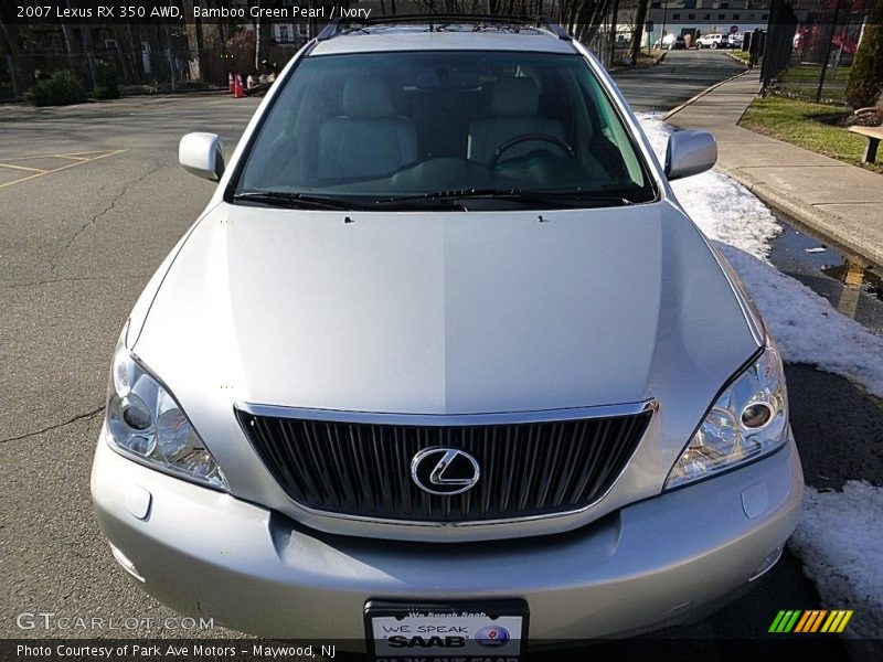 Bamboo Green Pearl / Ivory 2007 Lexus RX 350 AWD