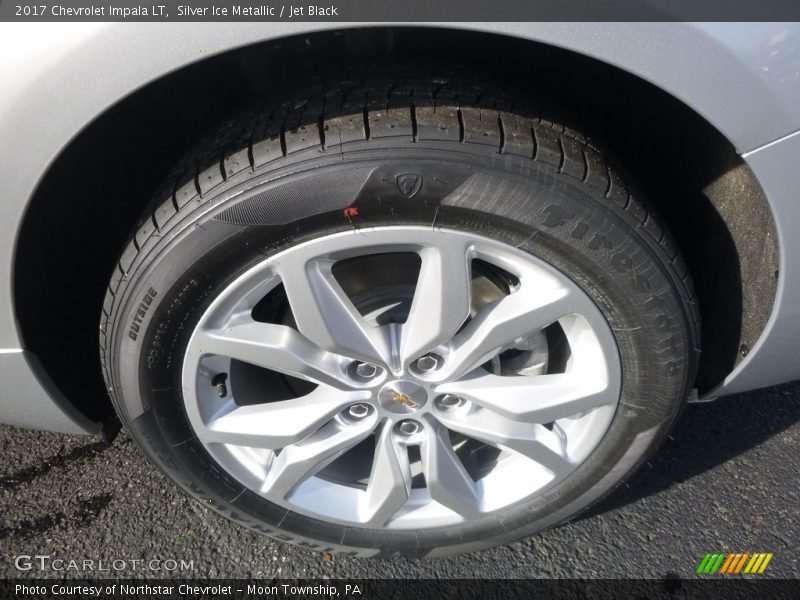 Silver Ice Metallic / Jet Black 2017 Chevrolet Impala LT