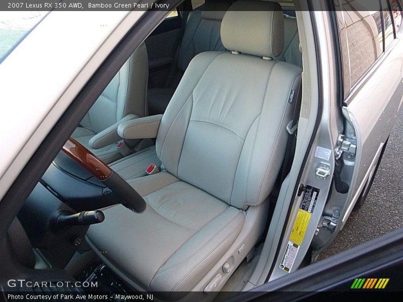 Bamboo Green Pearl / Ivory 2007 Lexus RX 350 AWD