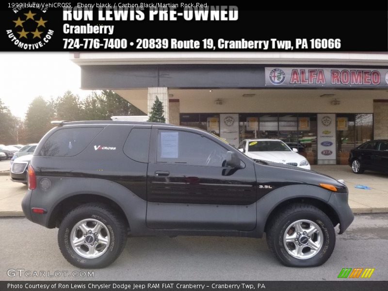 Ebony black / Carbon Black/Martian Rock Red 1999 Isuzu VehiCROSS