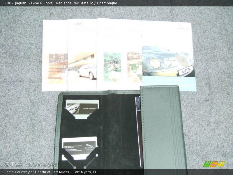 Radiance Red Metallic / Champagne 2007 Jaguar S-Type R Sport