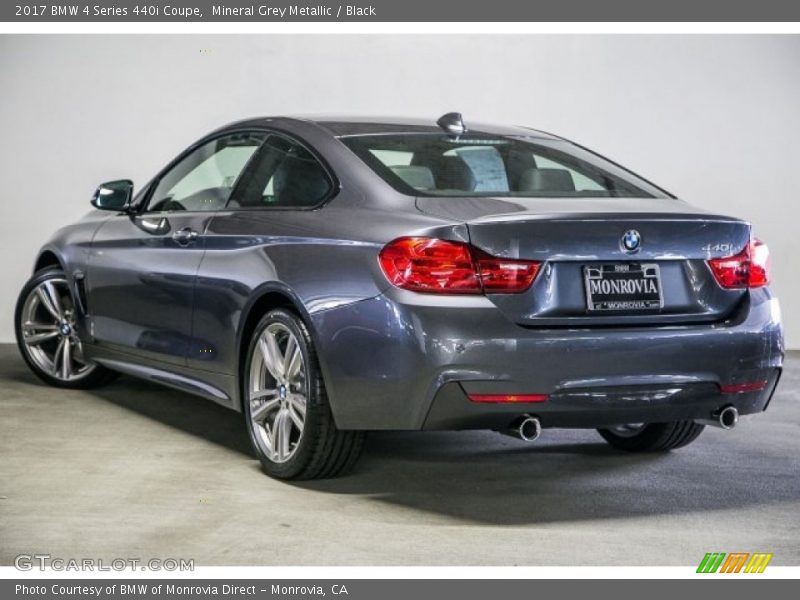 Mineral Grey Metallic / Black 2017 BMW 4 Series 440i Coupe
