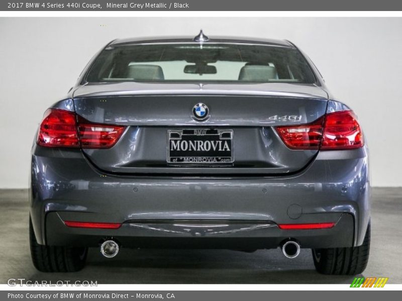 Mineral Grey Metallic / Black 2017 BMW 4 Series 440i Coupe