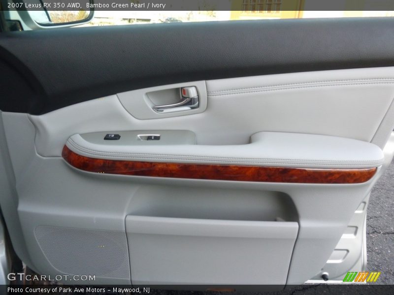 Bamboo Green Pearl / Ivory 2007 Lexus RX 350 AWD