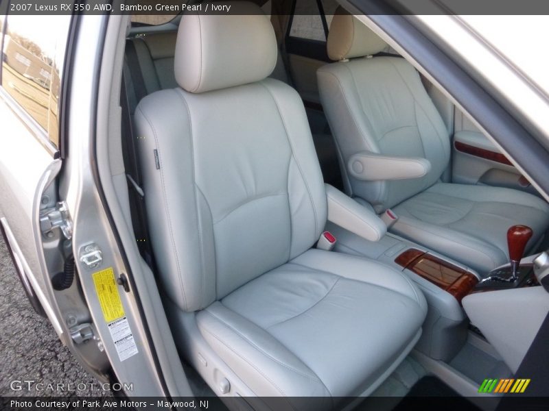 Bamboo Green Pearl / Ivory 2007 Lexus RX 350 AWD