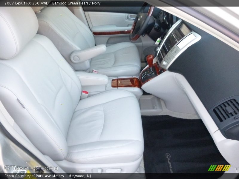 Bamboo Green Pearl / Ivory 2007 Lexus RX 350 AWD