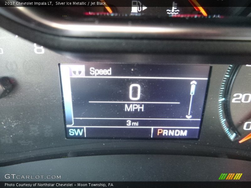 Silver Ice Metallic / Jet Black 2017 Chevrolet Impala LT