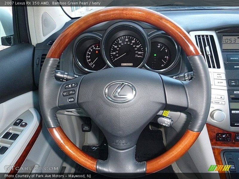 Bamboo Green Pearl / Ivory 2007 Lexus RX 350 AWD