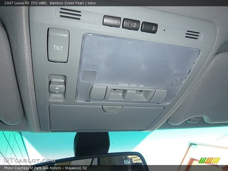Bamboo Green Pearl / Ivory 2007 Lexus RX 350 AWD