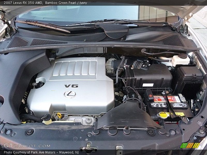 Bamboo Green Pearl / Ivory 2007 Lexus RX 350 AWD