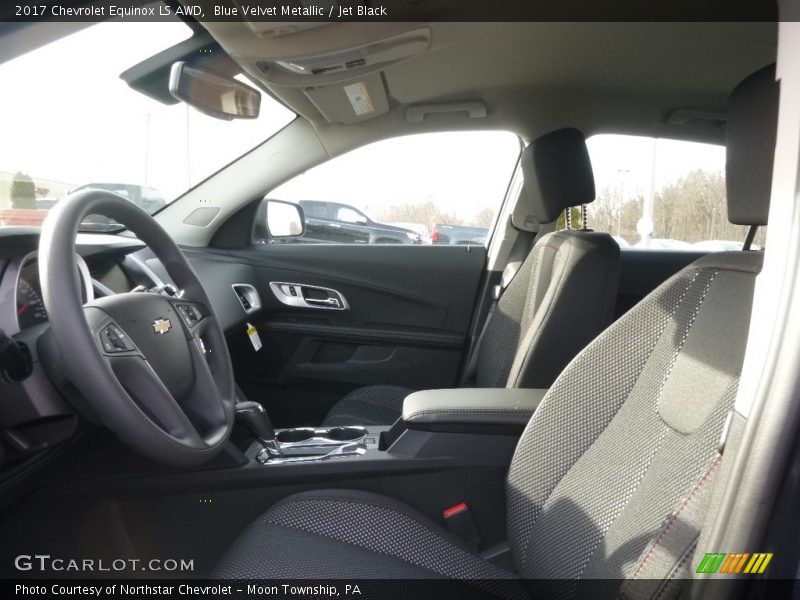 Blue Velvet Metallic / Jet Black 2017 Chevrolet Equinox LS AWD