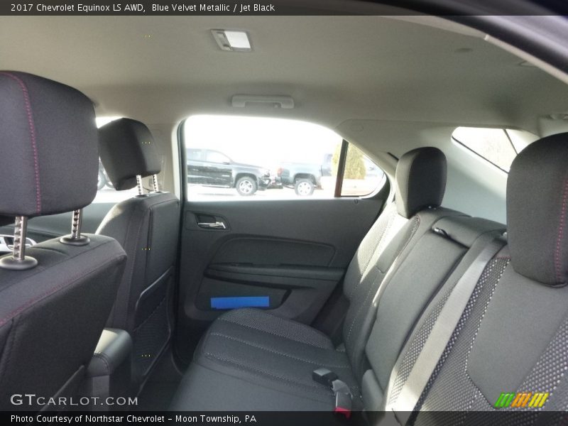 Blue Velvet Metallic / Jet Black 2017 Chevrolet Equinox LS AWD