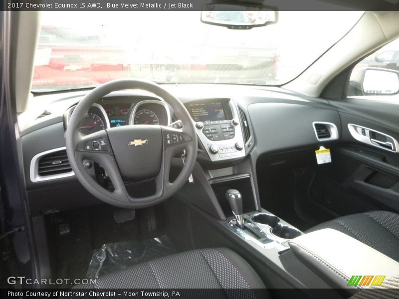 Blue Velvet Metallic / Jet Black 2017 Chevrolet Equinox LS AWD