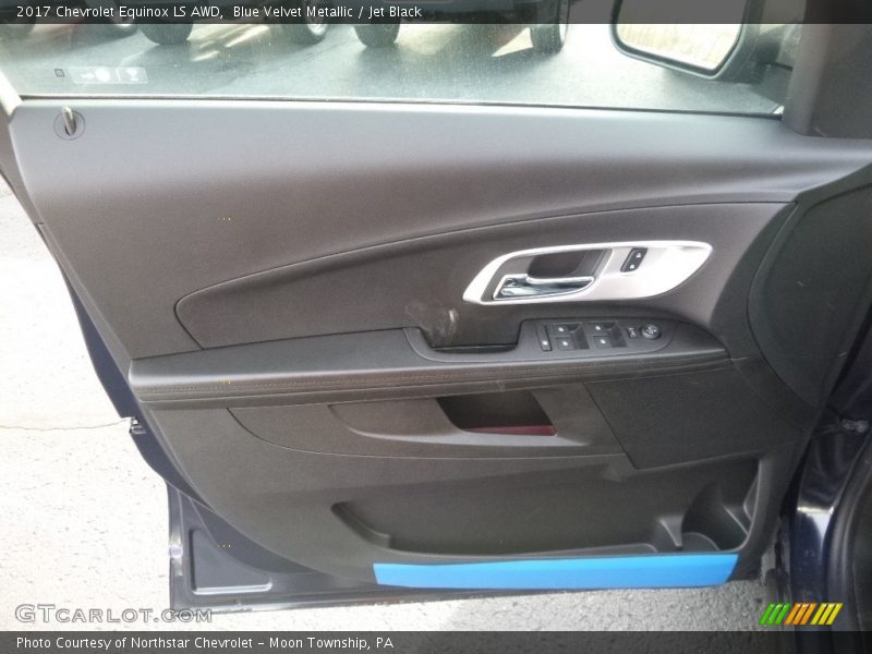 Blue Velvet Metallic / Jet Black 2017 Chevrolet Equinox LS AWD