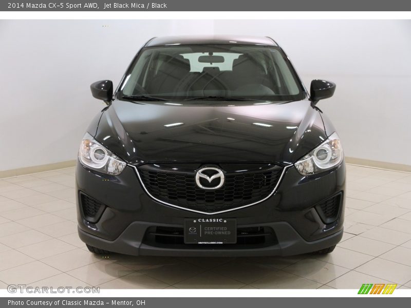 Jet Black Mica / Black 2014 Mazda CX-5 Sport AWD