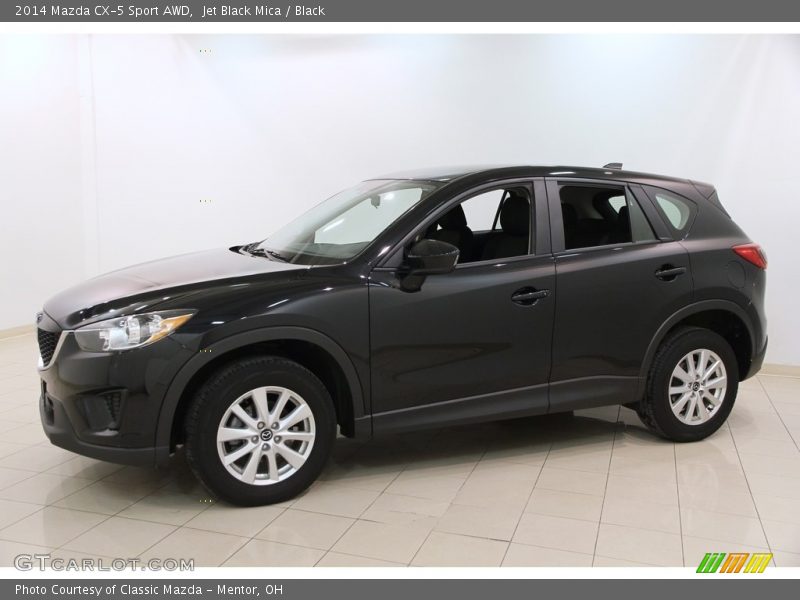 Jet Black Mica / Black 2014 Mazda CX-5 Sport AWD