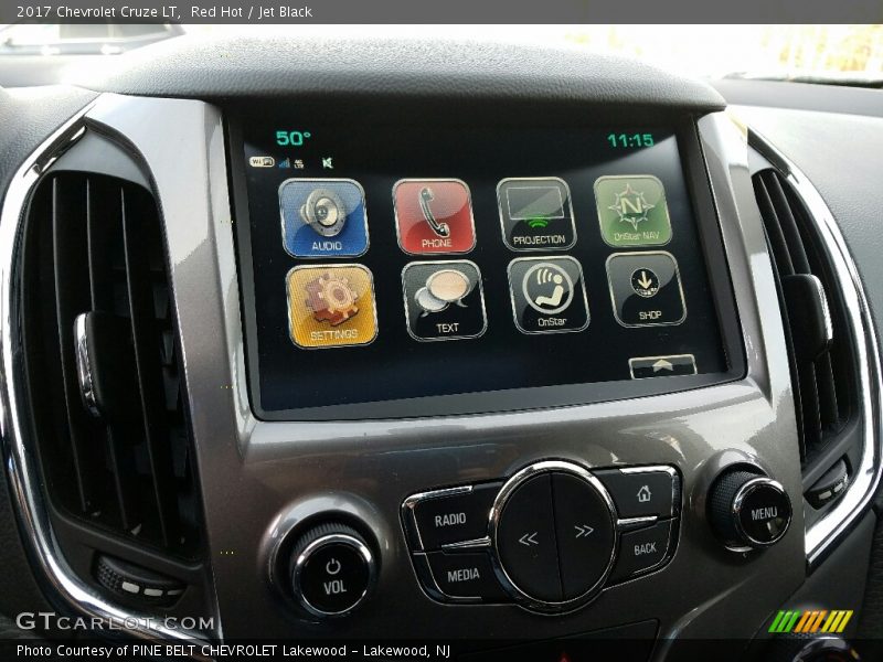 Red Hot / Jet Black 2017 Chevrolet Cruze LT