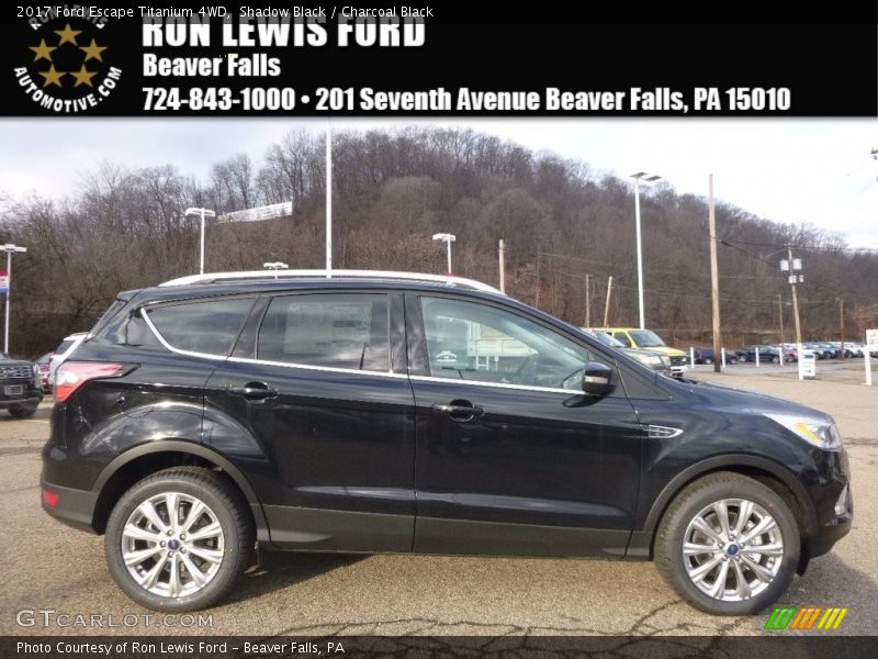 Shadow Black / Charcoal Black 2017 Ford Escape Titanium 4WD