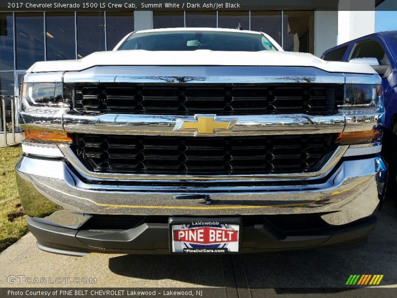 Summit White / Dark Ash/Jet Black 2017 Chevrolet Silverado 1500 LS Crew Cab