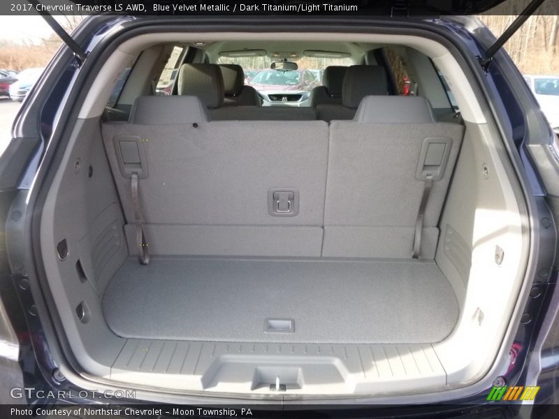 Blue Velvet Metallic / Dark Titanium/Light Titanium 2017 Chevrolet Traverse LS AWD