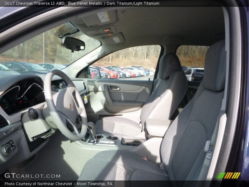 Blue Velvet Metallic / Dark Titanium/Light Titanium 2017 Chevrolet Traverse LS AWD