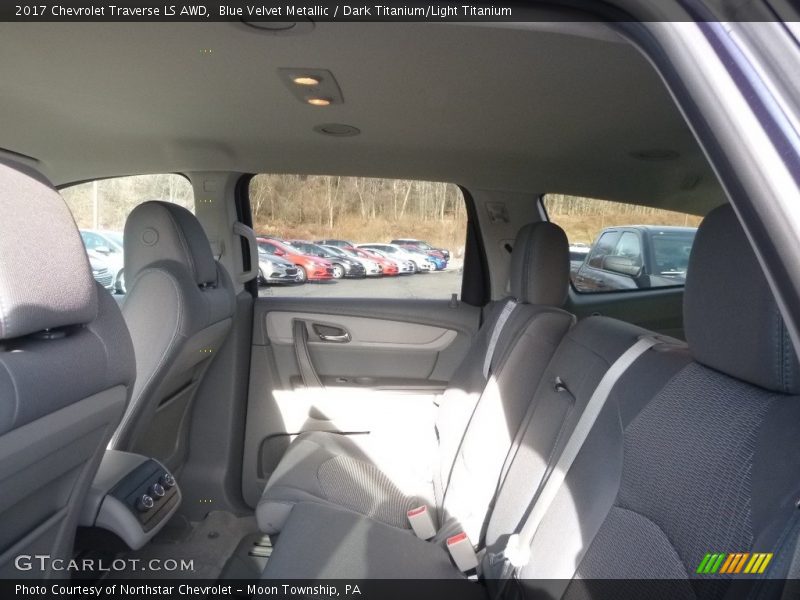 Blue Velvet Metallic / Dark Titanium/Light Titanium 2017 Chevrolet Traverse LS AWD