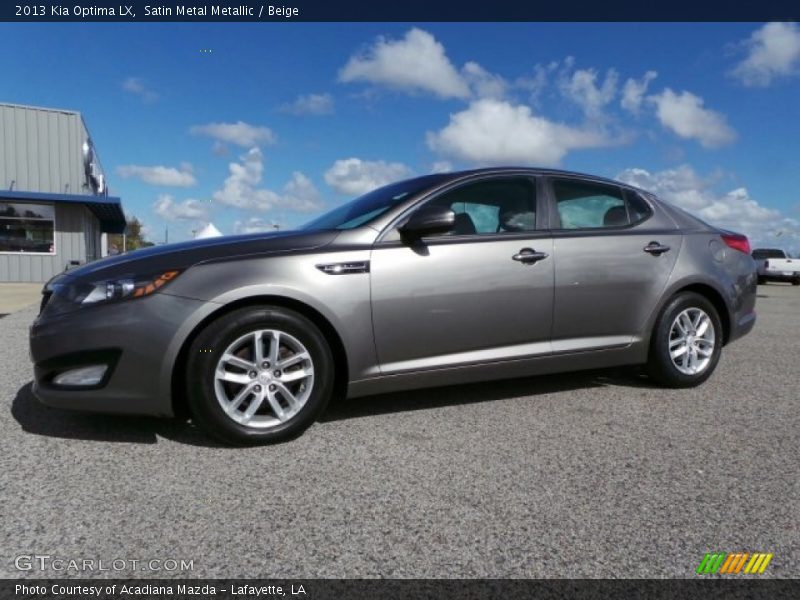 Satin Metal Metallic / Beige 2013 Kia Optima LX