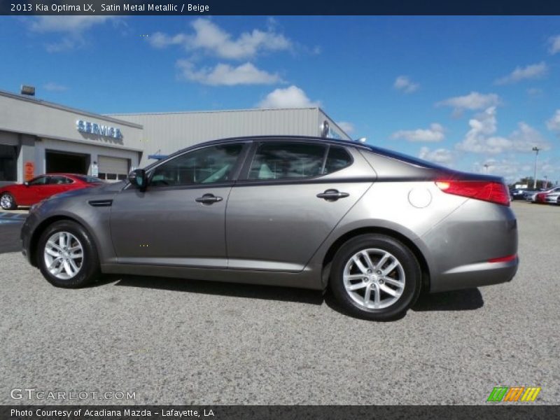 Satin Metal Metallic / Beige 2013 Kia Optima LX