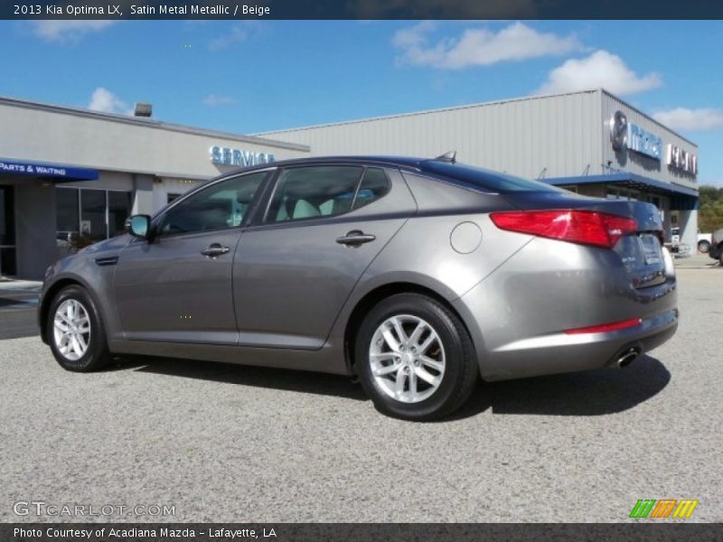 Satin Metal Metallic / Beige 2013 Kia Optima LX