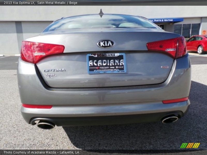 Satin Metal Metallic / Beige 2013 Kia Optima LX