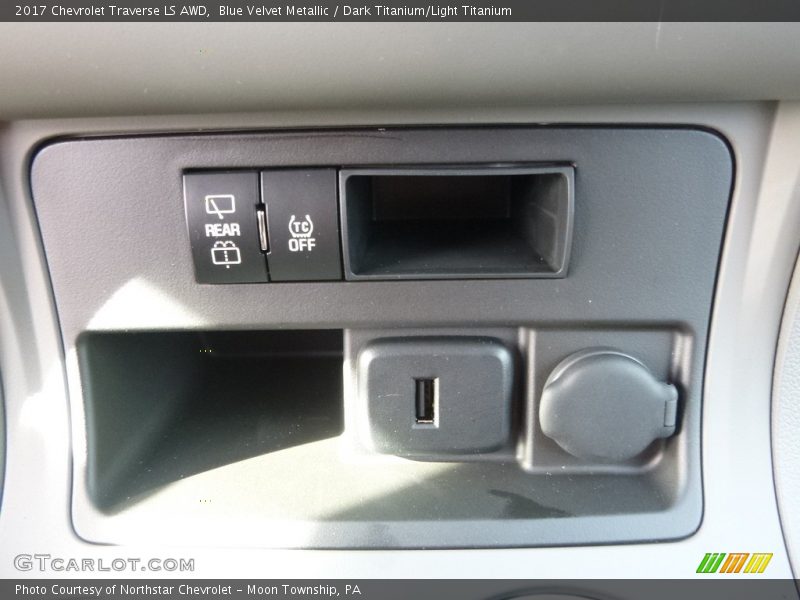 Blue Velvet Metallic / Dark Titanium/Light Titanium 2017 Chevrolet Traverse LS AWD
