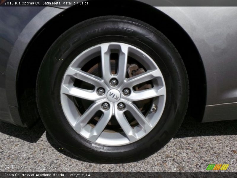 Satin Metal Metallic / Beige 2013 Kia Optima LX