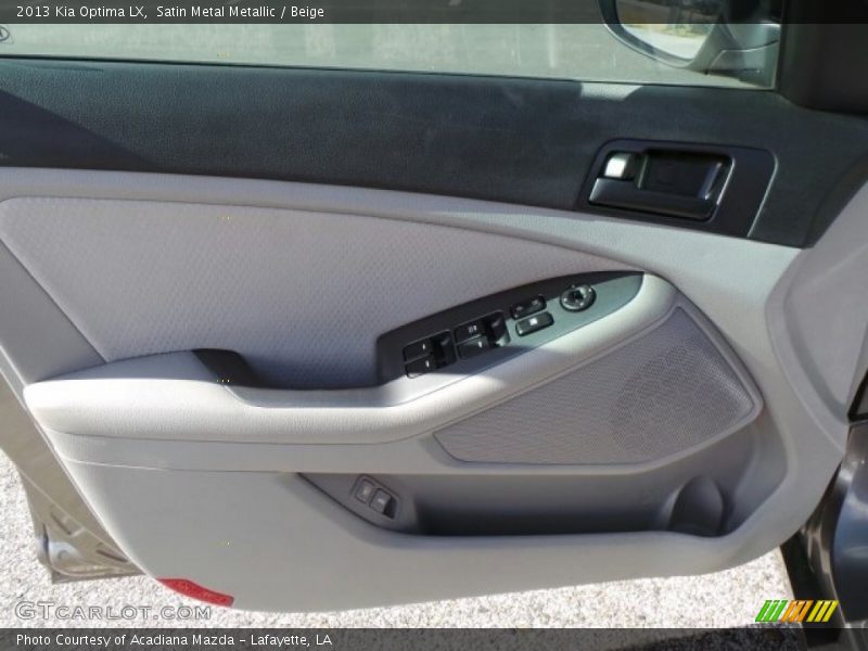 Satin Metal Metallic / Beige 2013 Kia Optima LX