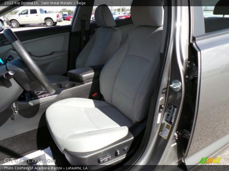 Satin Metal Metallic / Beige 2013 Kia Optima LX