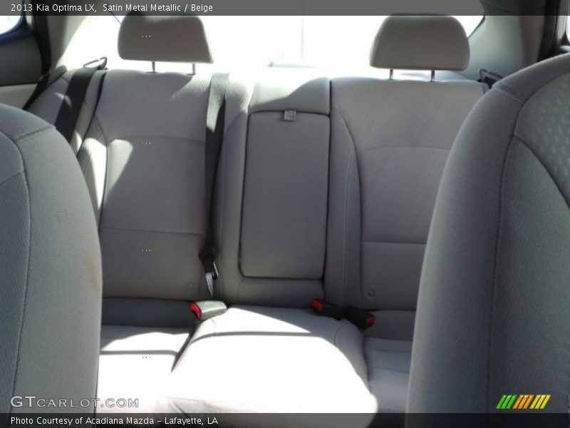 Satin Metal Metallic / Beige 2013 Kia Optima LX