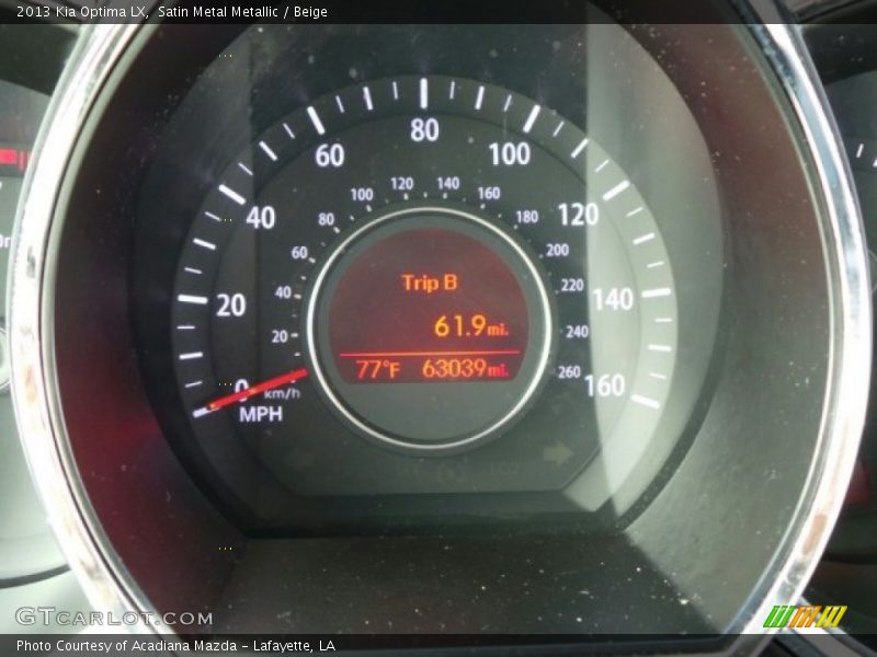 Satin Metal Metallic / Beige 2013 Kia Optima LX